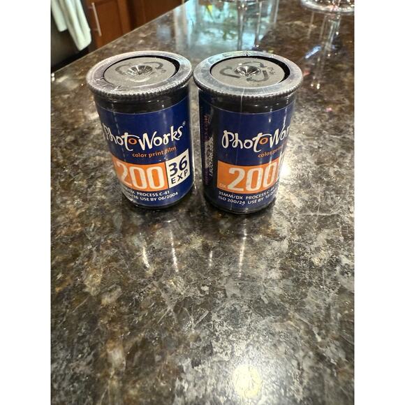 Photo Works Color Print Film 35mm Exp ISO 200/24 Two Rolls - Picture 1 of 3